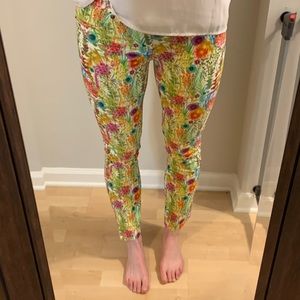 Liberty floral J Crew ankle skinnies